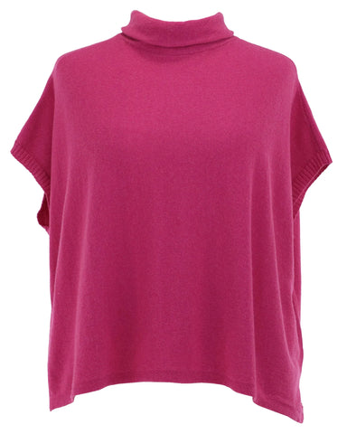 Cashmere Blend Tunic - Fuchsia