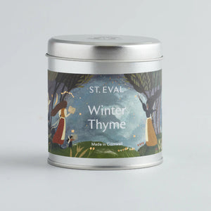 Winter Thyme Tin Candle