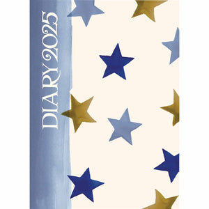 Emma Bridgewater Blue Star A6 Diary 2025