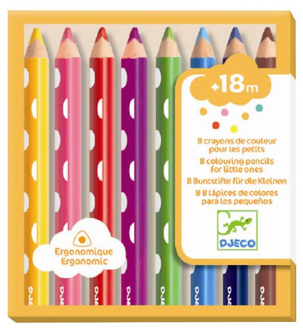 8 Colouring Pencils for Little Ones