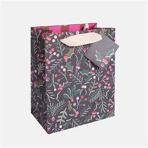 Medium Gift Bag - Christmas Foliage