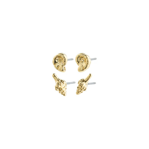 Force Earrings by Pilgrim - Gold Plated