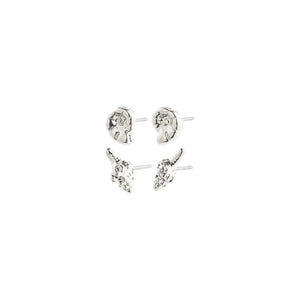 Force Earrings by Pilgrim - Silver Plated