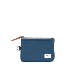 Carnaby Small Sustainable Canvas Purse - Deep Blue