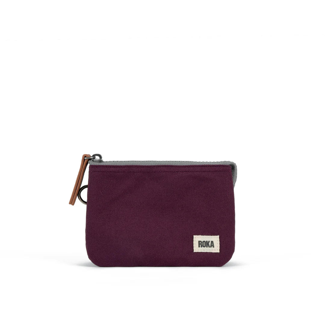 Carnaby Small Sustainable Canvas Purse - Sienna