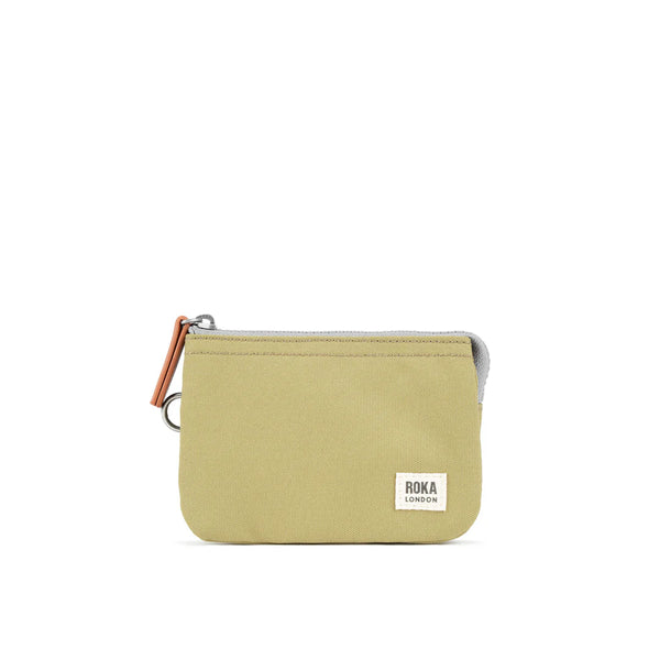 Carnaby Small Sustainable Canvas Purse - Khaki