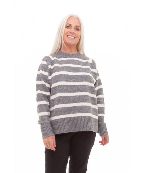 Crew Neck Stripe Jumper