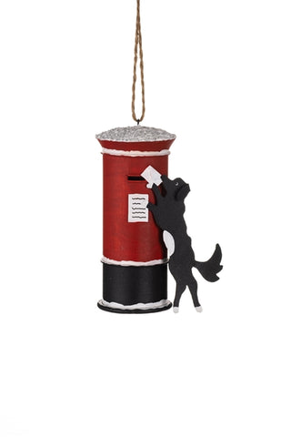 Large Postbox with Dog