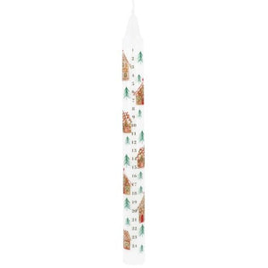 Gingerbread House Advent Candle