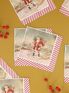 Nostalgia Santa Paper Napkins