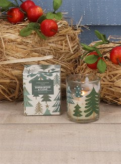 New England Trees Boxed Candle