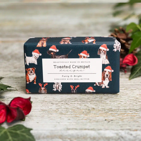 Furry & Bright (Christmas Dogs) 190g Soap Bar