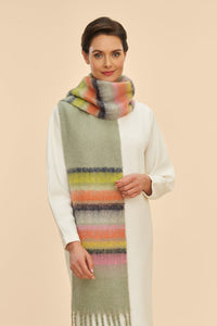 Sammy Knitted Scarf - Moss