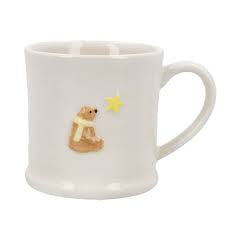 Stoneware Mini Mug with Teddy & Star