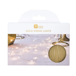 Gold String LED Lights