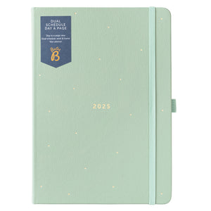 Dual Schedule Day a Page Planner Diary 2025