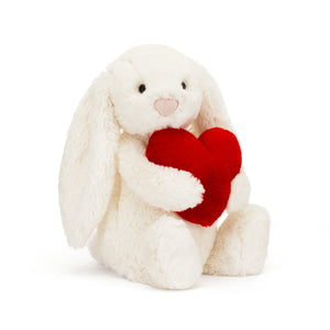 Bashful Red Heart Bunny Little