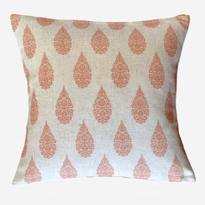 Herbacious Cushion - Linen & Terracotta