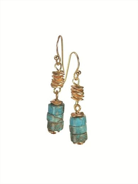 Mini Stone Stack Earrings