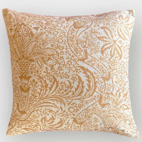 Melville Cushion - Linen & Ochre