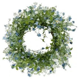 Blue & White Wreath