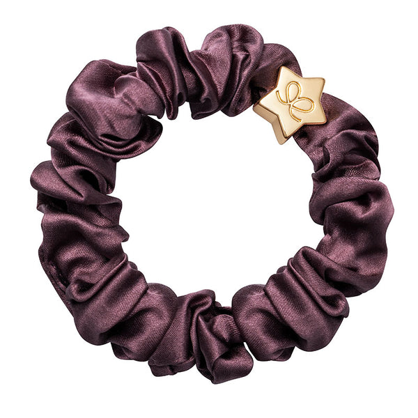 Gold Star Silk Scrunchie