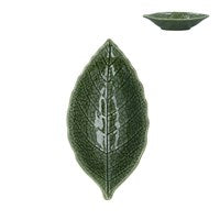 Green Ceramic Leaf Dish - Mini