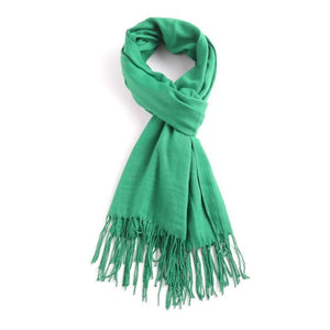 Plain Scarf with Tassles