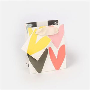 Petite Gift Bag - Jumbled Hearts