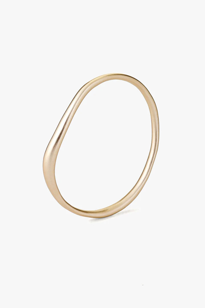 Wave Bangle Gold