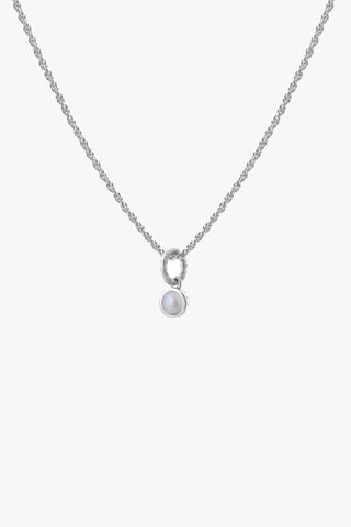 Freshwater Pearl Necklace Silver