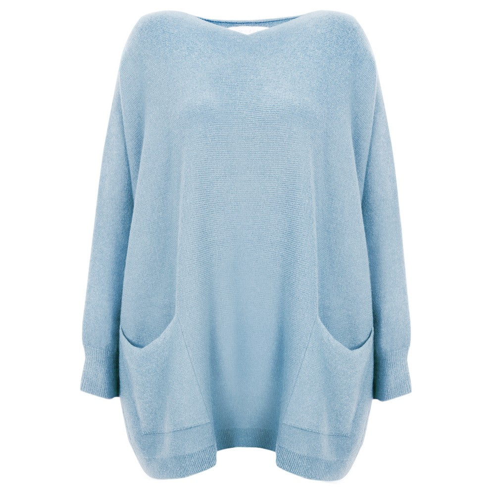 Caryf X Oversized Tunic - Crystal Blue