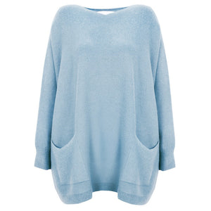 Caryf X Oversized Tunic - Crystal Blue