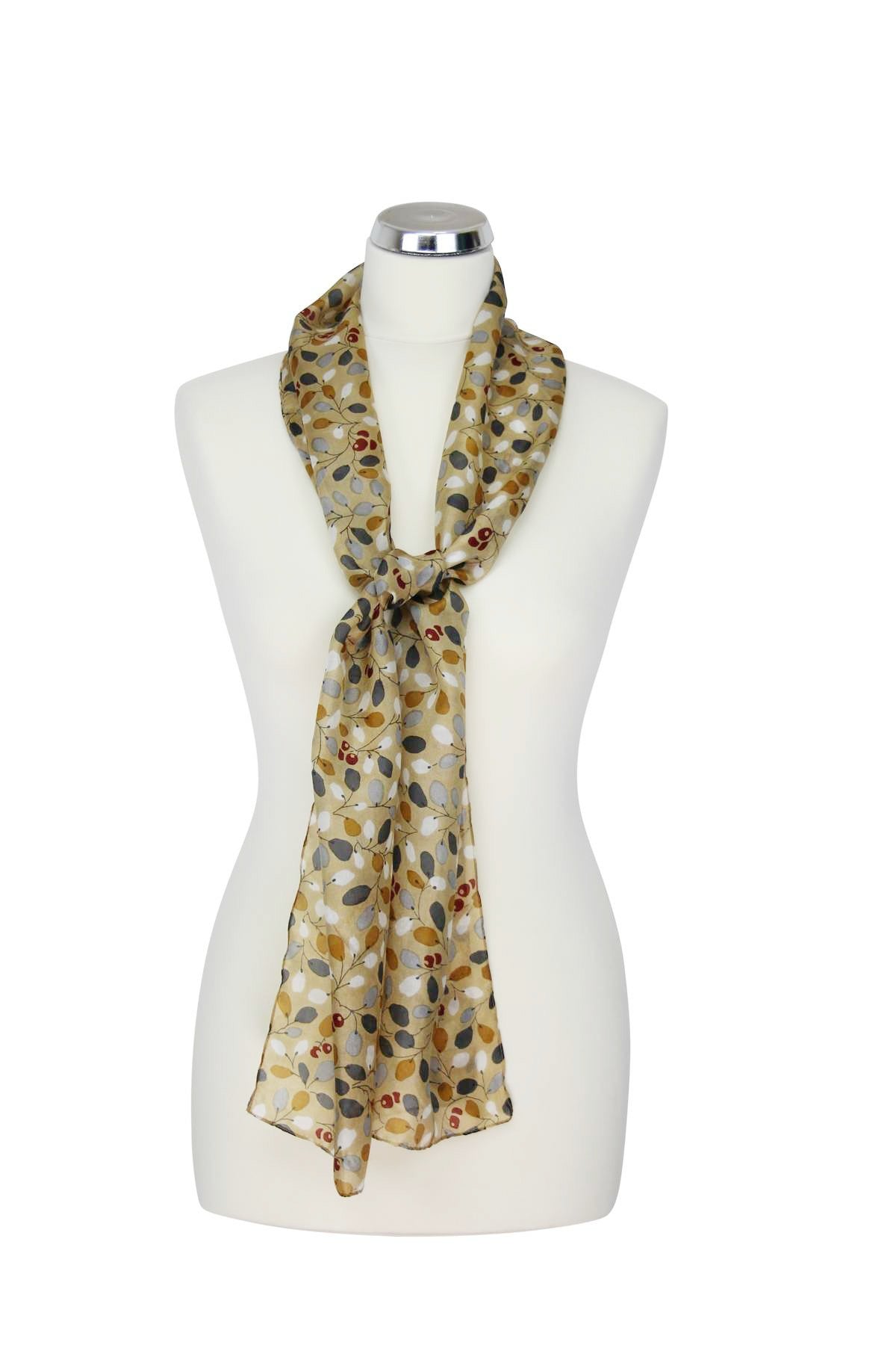 cadeauxwells - Amelia Silk Scarf - Peony - Accessories