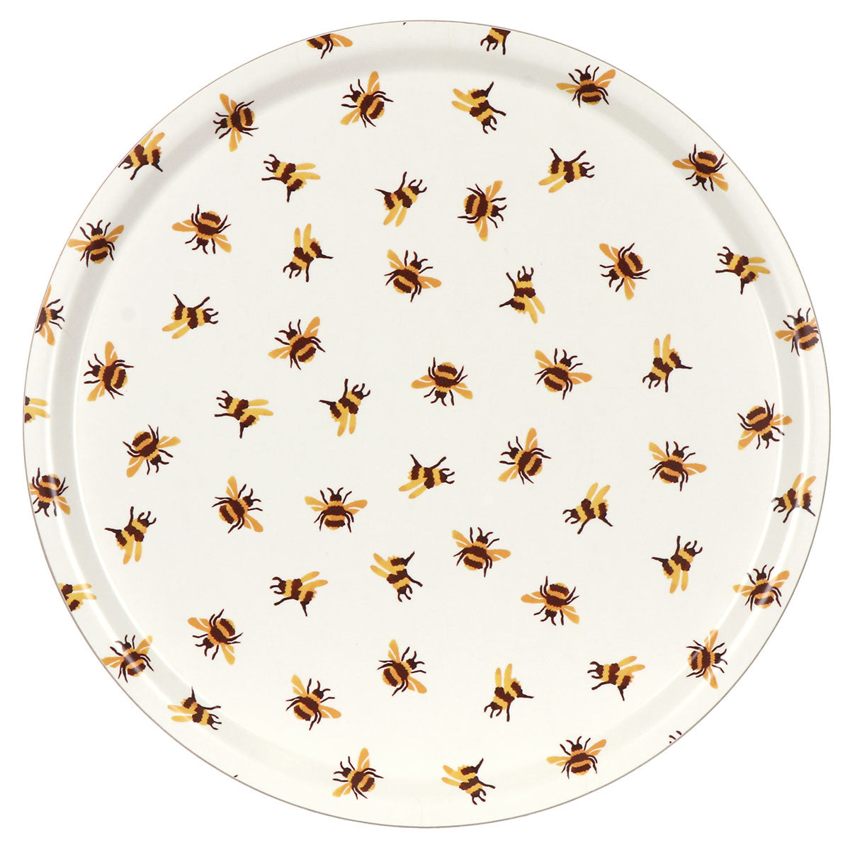 Emma Bridgewater Round Birch Tray - Bumblebees