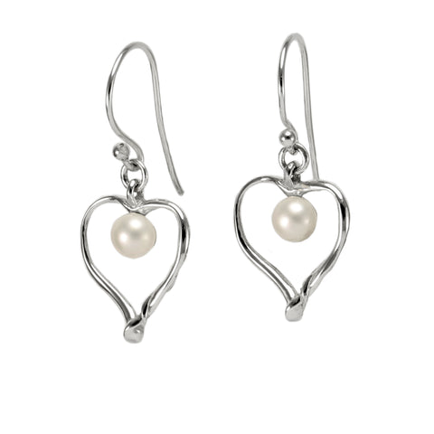 Freshwater Pearl & Sterling Silver Earrings