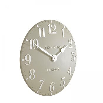 12” Arabic Wall Clock - Pebble