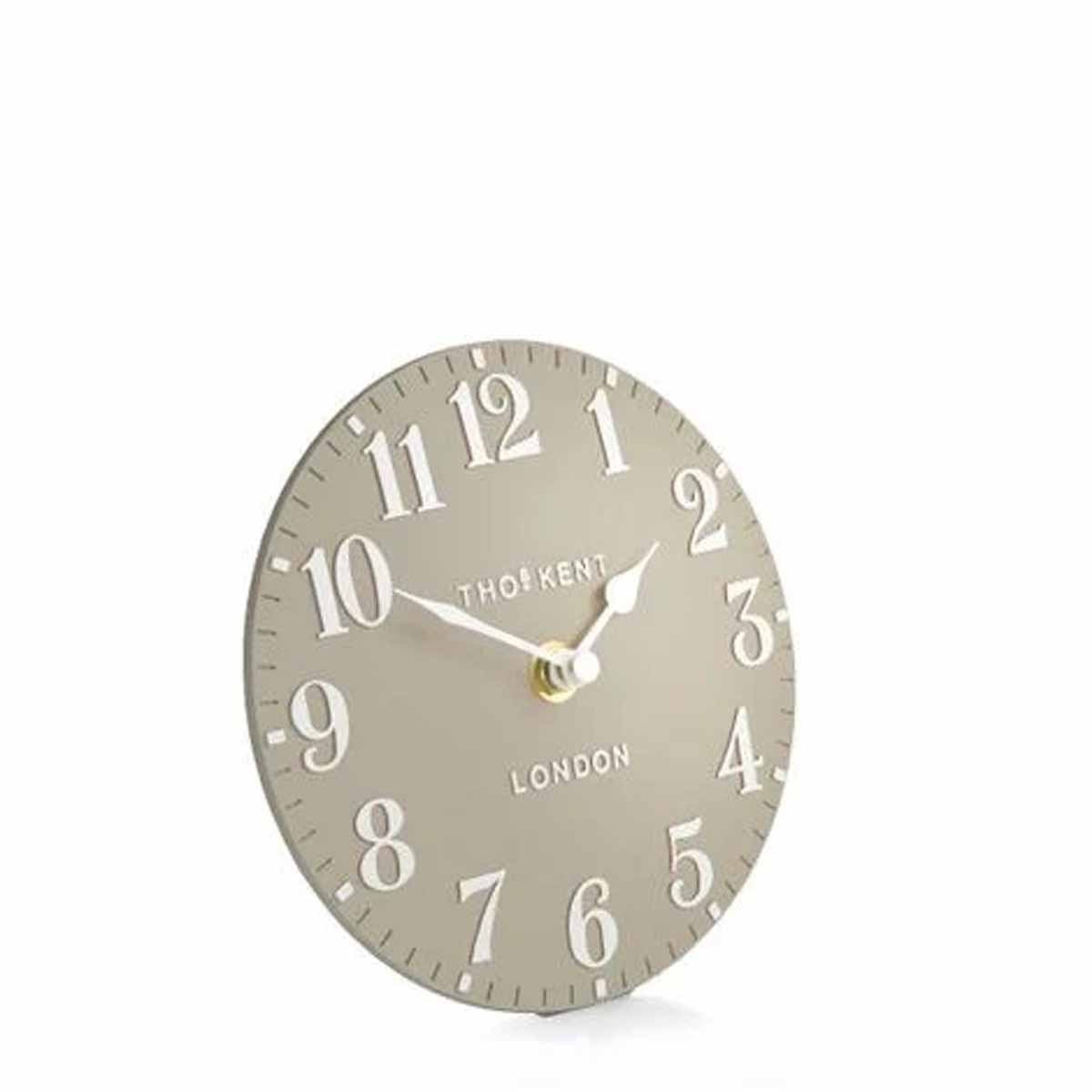 6" Arabic Mantel Clock Sand