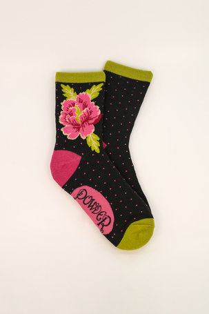 Ankle Socks - Peony Rose