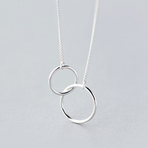 Linked Hoops Necklace