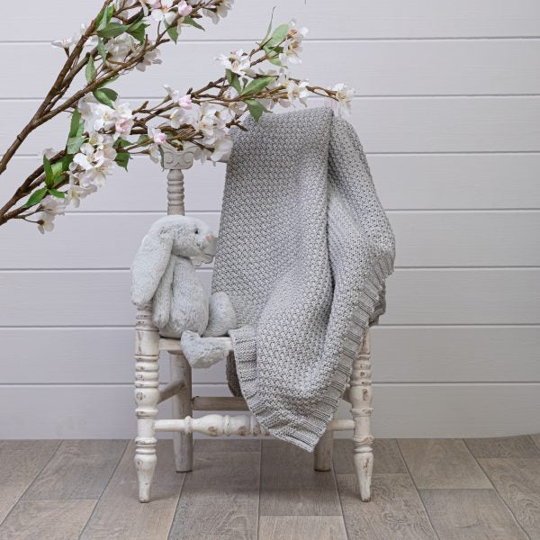 Blanket - Classic Grey Knit Blanket