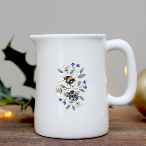 Wild Flower Meadows Bee Mini China Jug