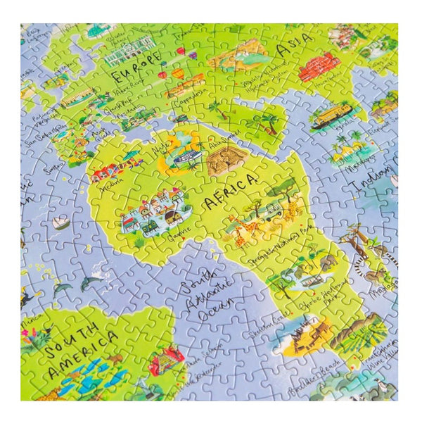 Pick Me Up Jigsaw Puzzle World Map 1000 pieces