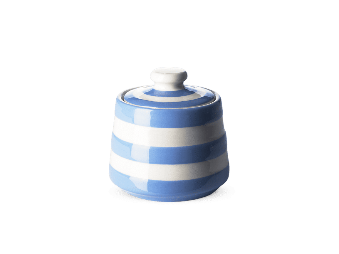 Cornishware Covered Sugar Bowl