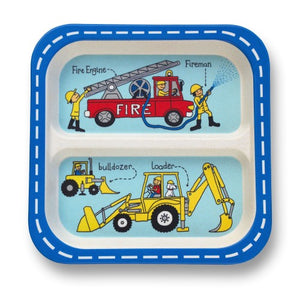 Trucks Bamboo Children’s Divider Plate