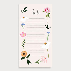 Mixed Floral ‘To Do’ Note Pad