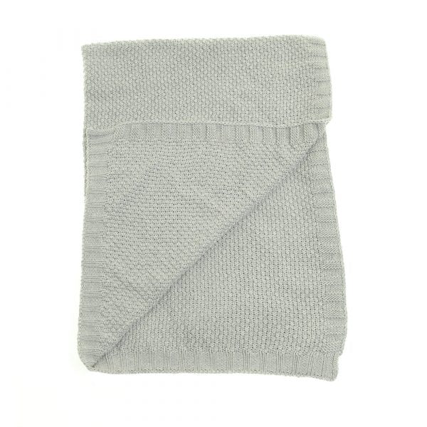 Blanket - Classic Grey Knit Blanket