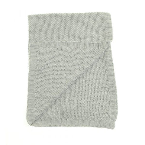 Blanket - Classic Grey Knit Blanket